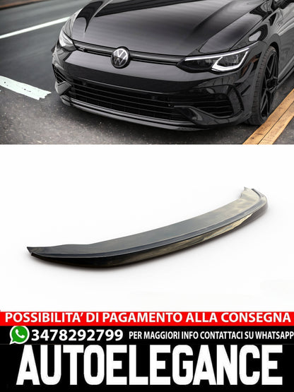 FRONT SPLITTER V.7 SUITABLE FOR VOLKSWAGEN GOLF R MK8 