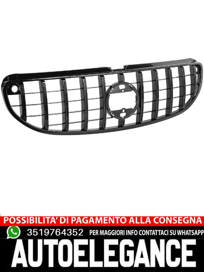 Griglia radiatore GT adatta per Smart Fortwo Coupe Cabriolet nero lucido