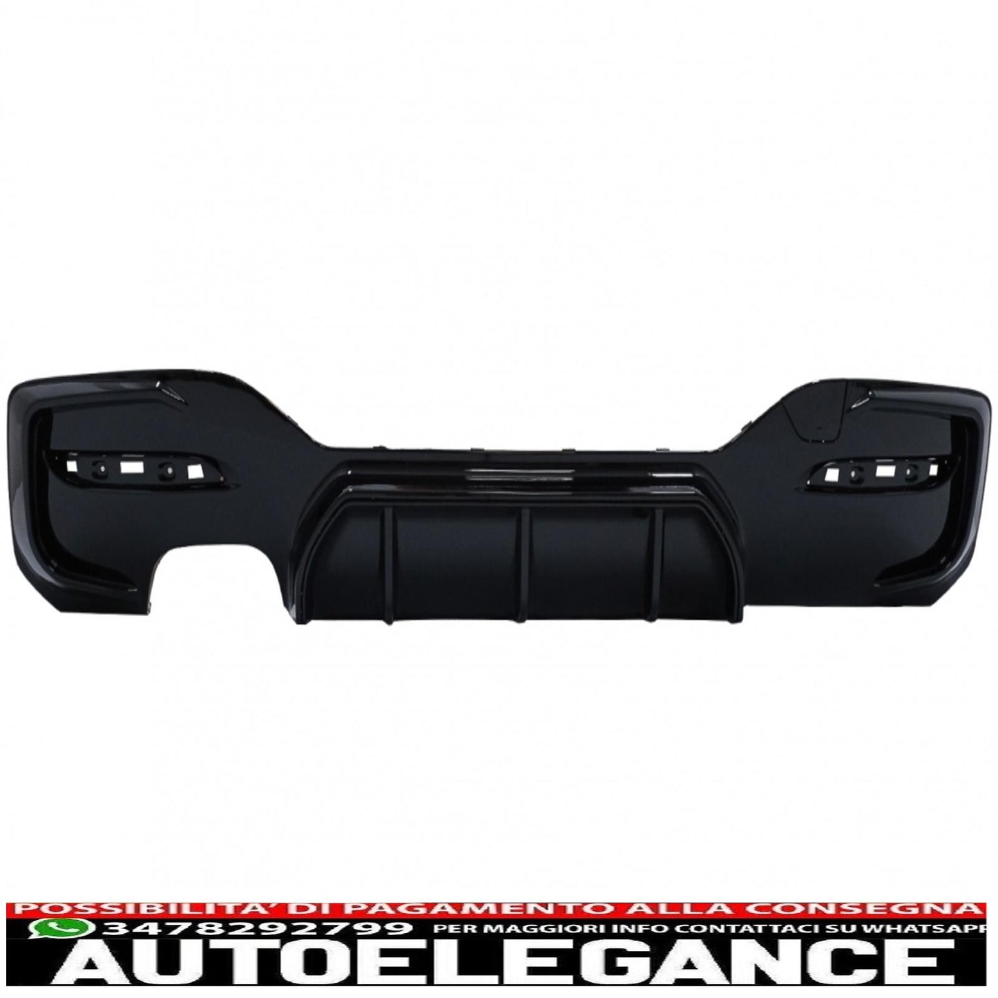 Spoiler per paraurti anteriore adatto per BMW Serie 1 F20 F21 LCI (2015-2019) con paraurti posteriore spoiler mantovana diffusore e estensioni minigonne laterali Hatchback M Sport Piano Black