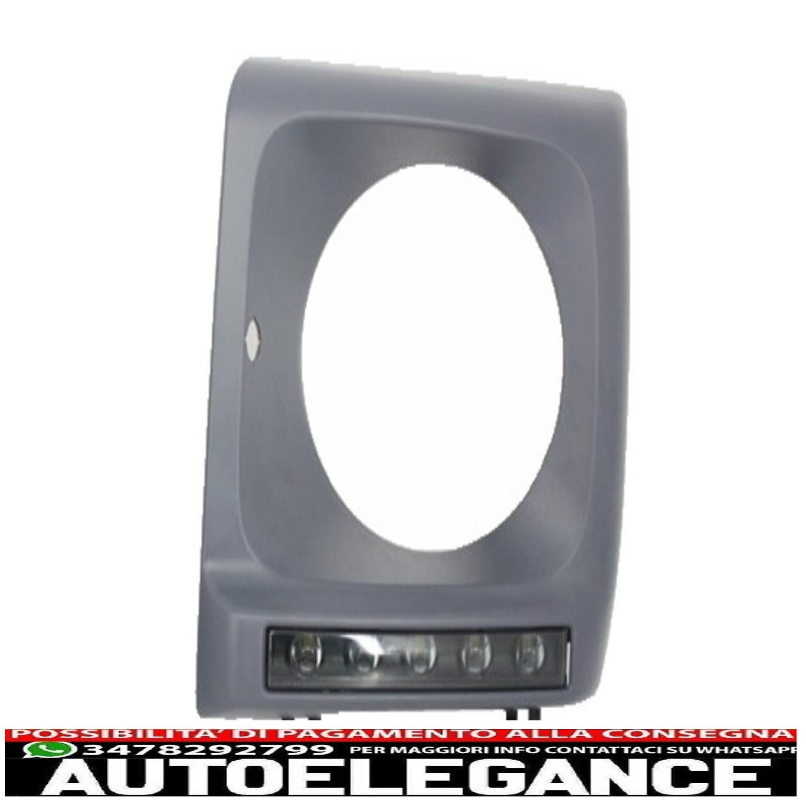 coperture fari con led drl luci diurne adatte per mercedes classe g w463 (1989-2012) g65 design nero AUTOELEGANCERICAMBI