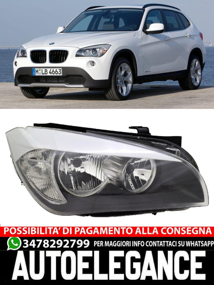 Faro anteriore destro per BMW X1 E84 2009-2012 H7 / H7 alogena + attuatore motore