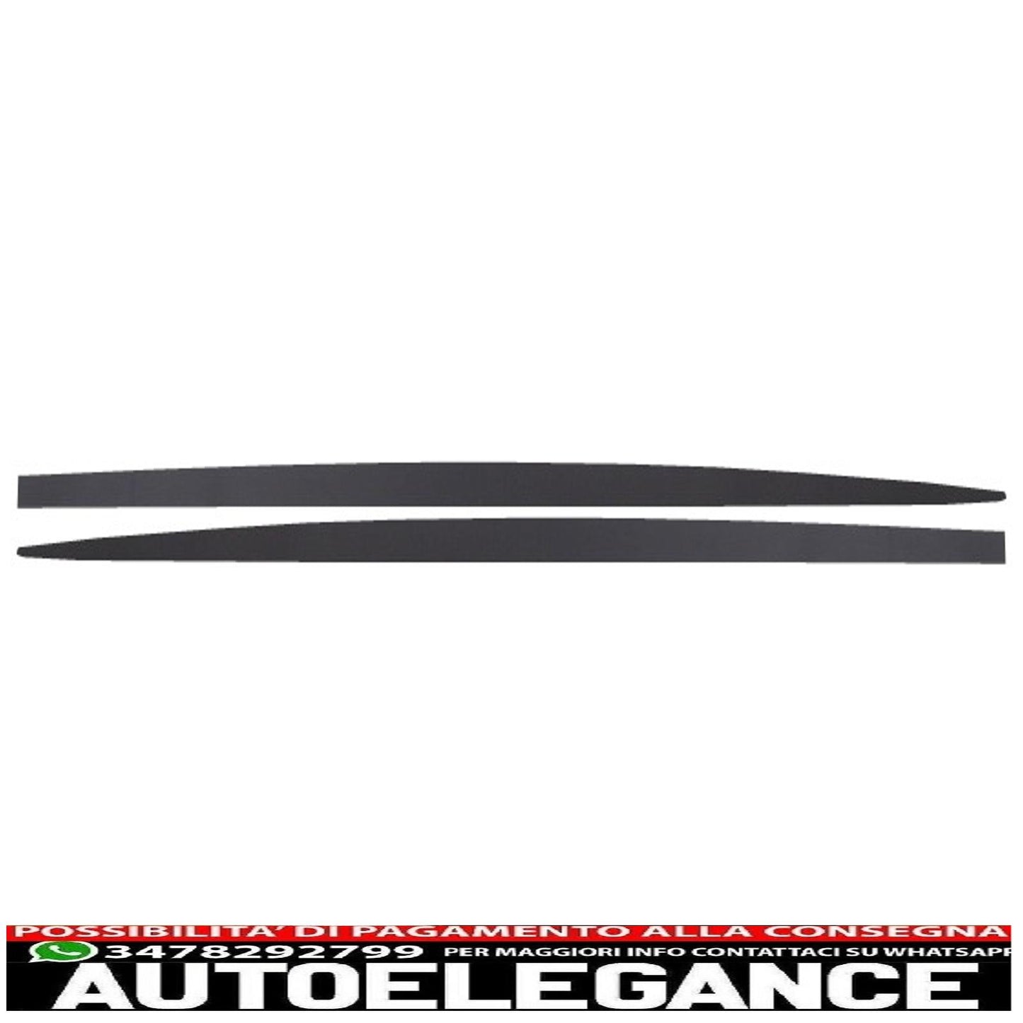 Additional lip extensions for side skirts suitable for BMW F10 F11 5 Series (2011 onwards) M-Performance design