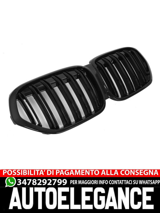 ADATTO PER BMW X1 F48 LCI DAL 2019 SPORT DOPPIO PONTE NERO LUCIDO