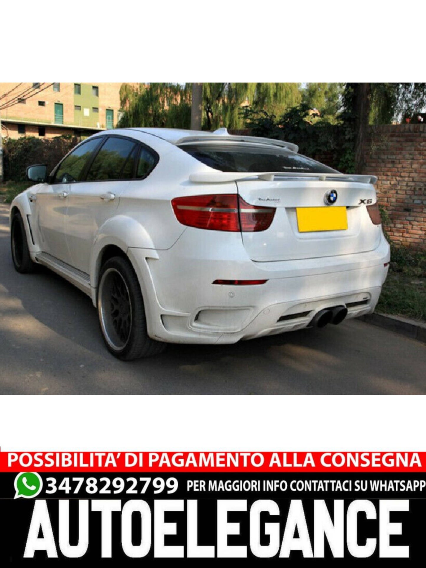 SPOILER adatto per BMW X6 E71 E72 2007-2014