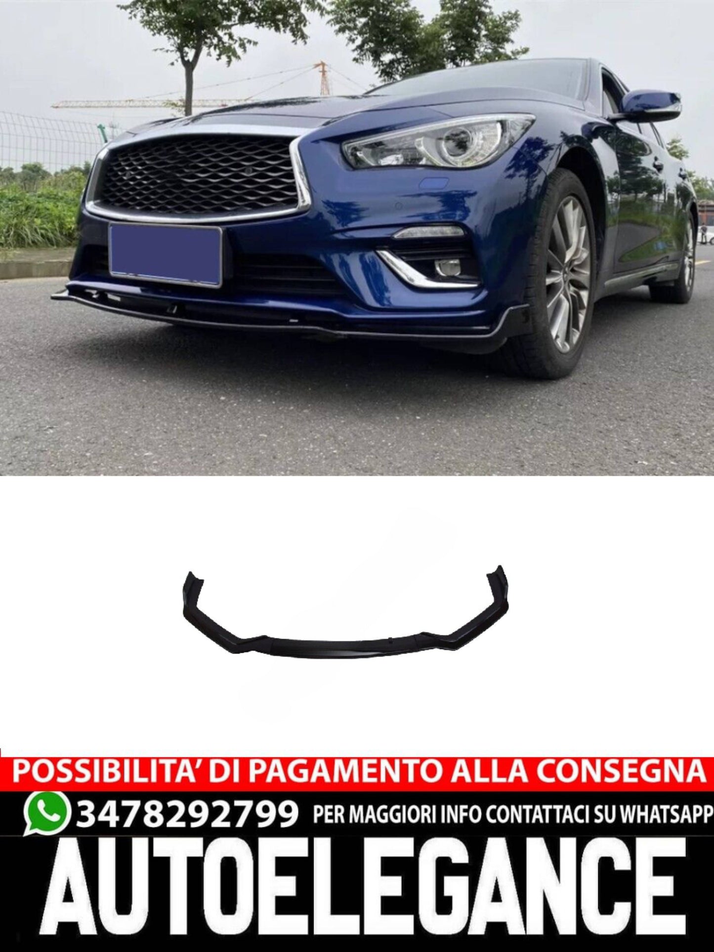 SPOILER adatto per  INFINITI Q50 2018-2021