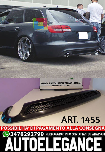DIFFUSORE ADATTO PER AUDI A6 4F C6 2005-2008 AVANT STANDARD LOOK SLINE 1+1