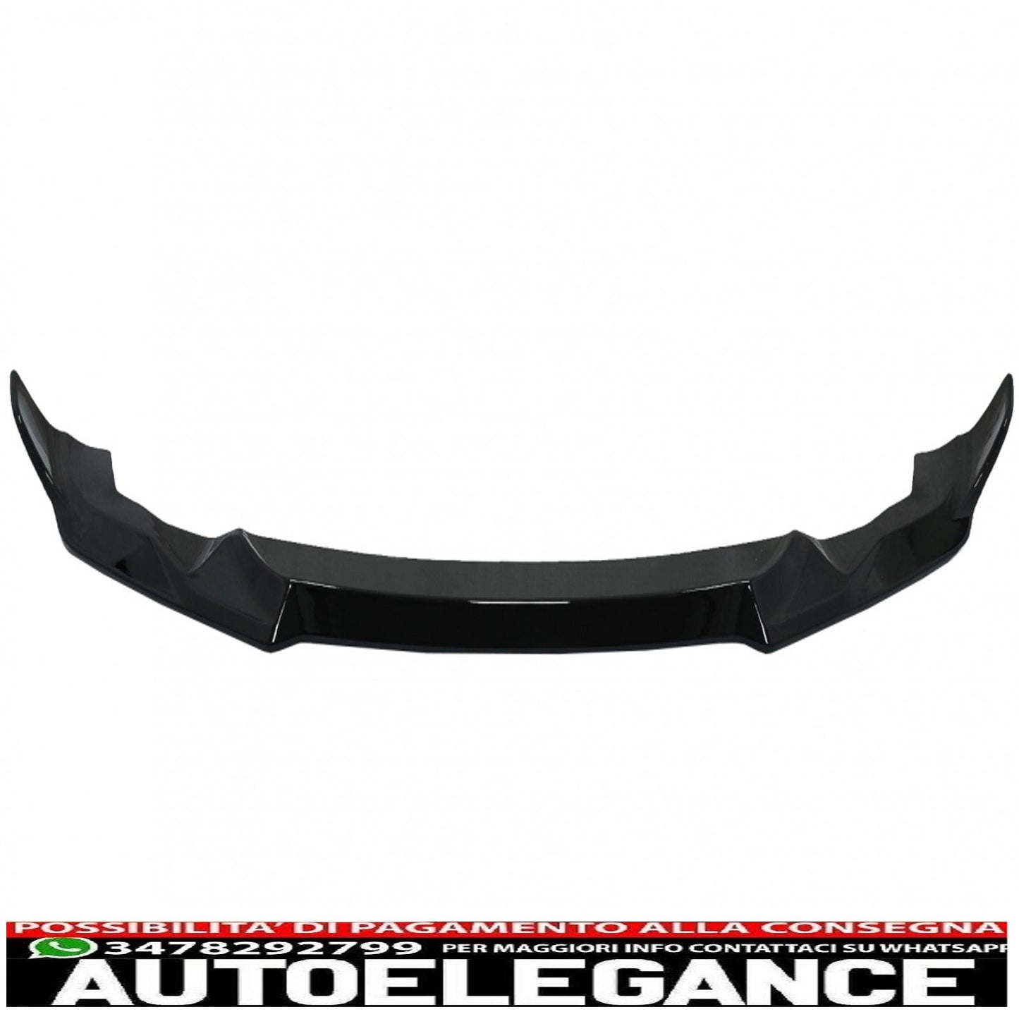 Front Bumper Spoiler Fit For BMW 2 Series F87 M2 (2016-2020) Piano Black 