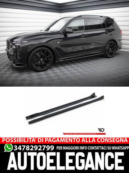 MINIGONNE LATERALI ADATTE PER BMW X7 M-PACK G07 FACELIFT  ( 2022 - )