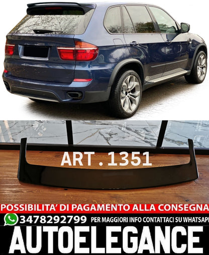 ROOF SPOILER SUITABLE FOR BMW X5 E70 2006-2013 GLOSS BLACK