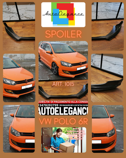 UNDER BUMPER VW POLO 6R 6C STANDARD RAW LOOK SPORTY DESIGN 