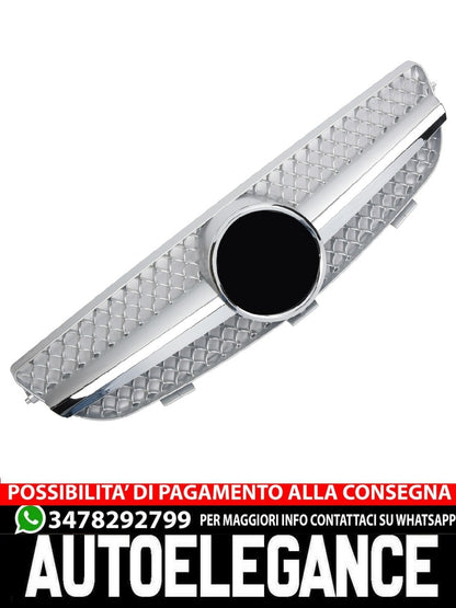 Sports grille for Mercedes W209 CLK chrome silver AMG LOOK 