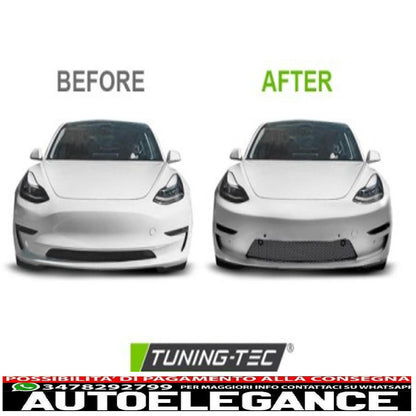 front bumper sport style for tesla 3 17-