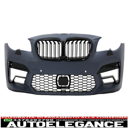 Front Bumper Grille for BMW 5 Series F10 F11 2011-2017 M5 2020 Look-show original titleOriginal textFrontstoßstange Gitter für BMW 5er F10 F11 2011-2017 M5 2020 Look