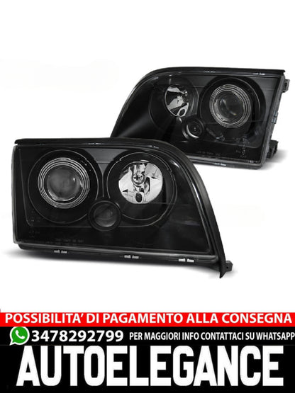 FARI NERI per MERCEDES W140 CLASSE S 03.91-10.98