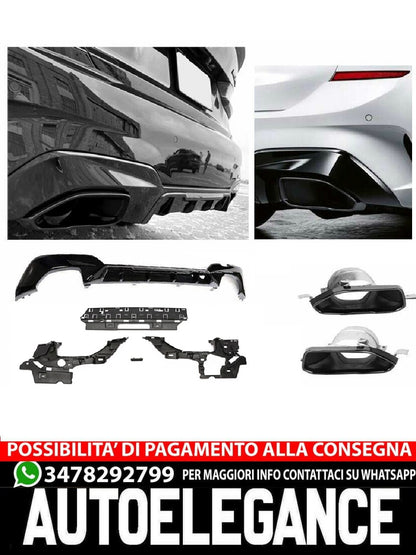 ADATTO PER DIFFUSORE PACCHETTO SPOILER BMW SERIE 3 G20