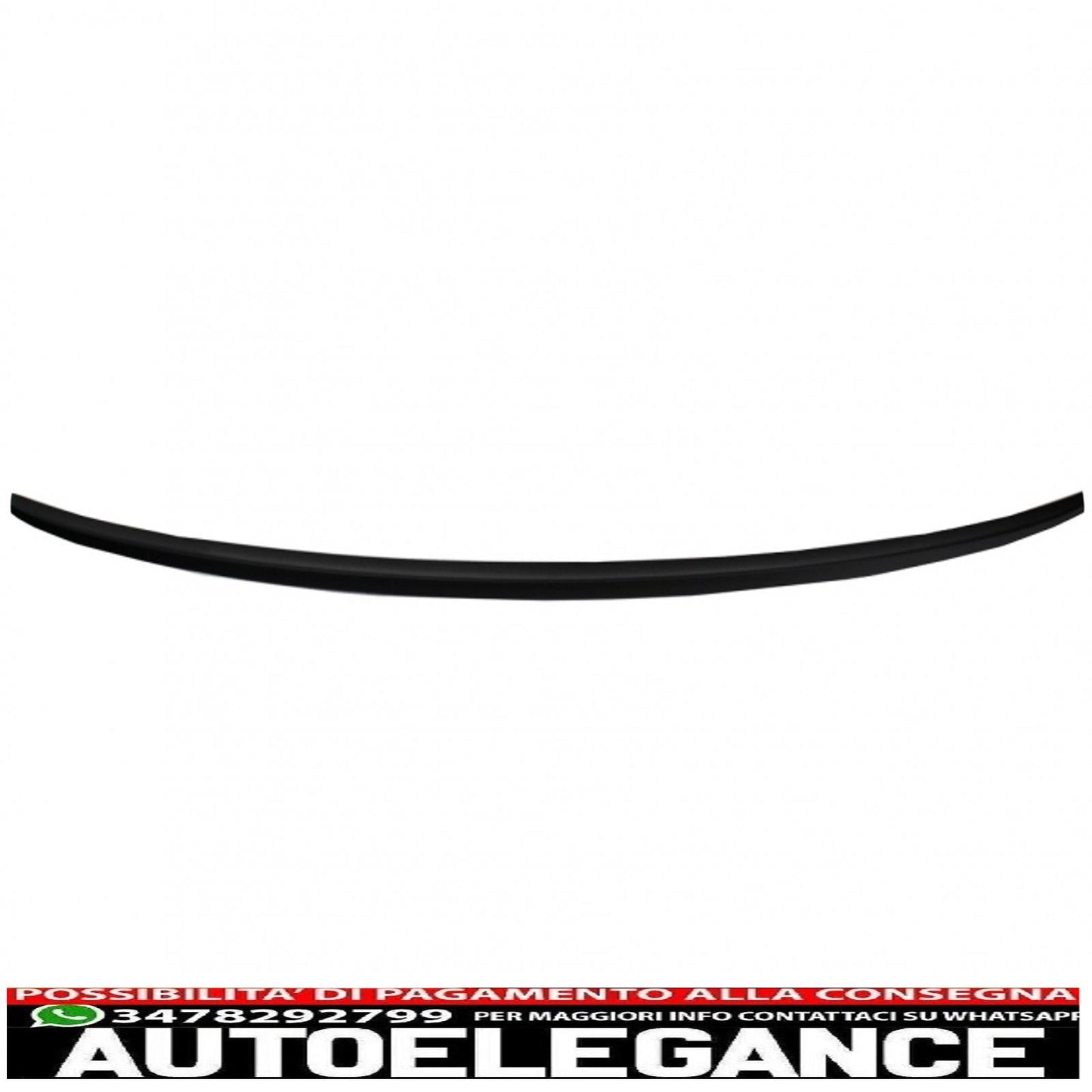 trunk spoiler suitable for audi a6 c7 4g 4 doors (2011-2018) matt black