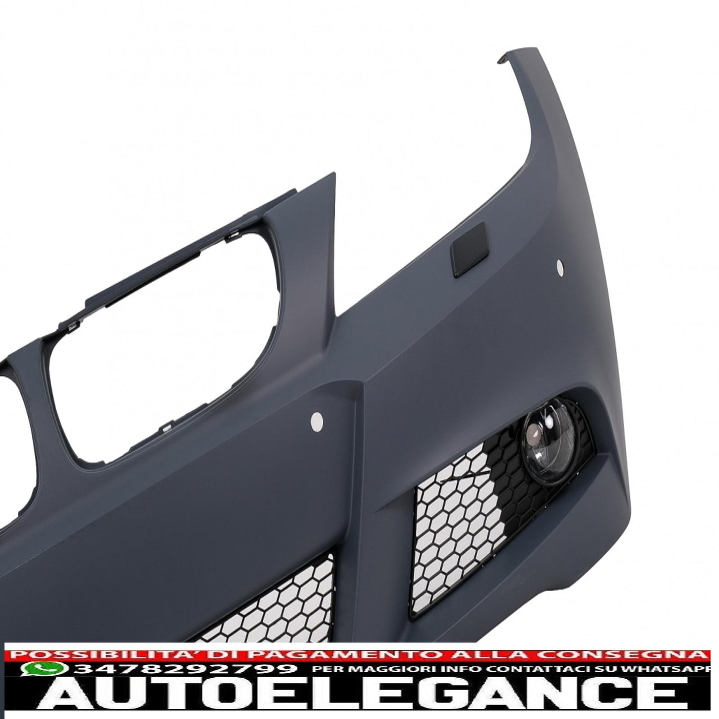 front bumper suitable for bmw 3 series e90 sedan e91 touring lci (2008-2011) m-technik design with pdc 