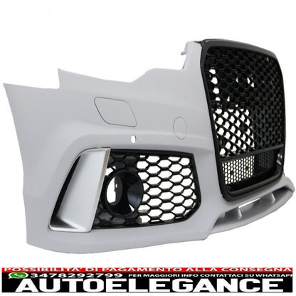 paraurti anteriore adatto per audi a6 c7 4g (2011-2015) design rs6