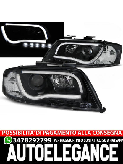 TUBO FARI DRL NERO per AUDI A6 06.01-05.04