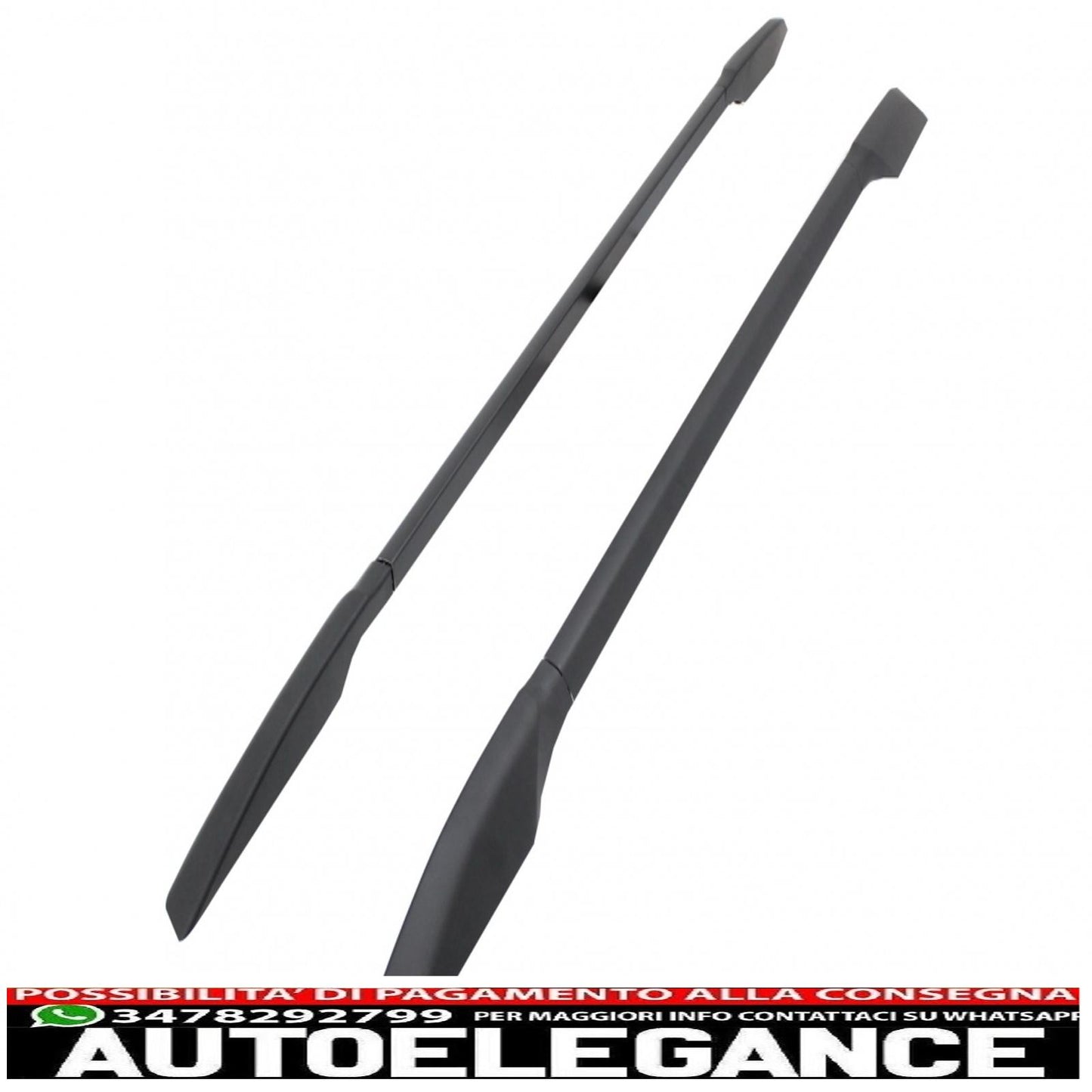portapacchi mancorrenti sul tetto adatti per toyota land cruiser prado f j150 (2009-up) nero