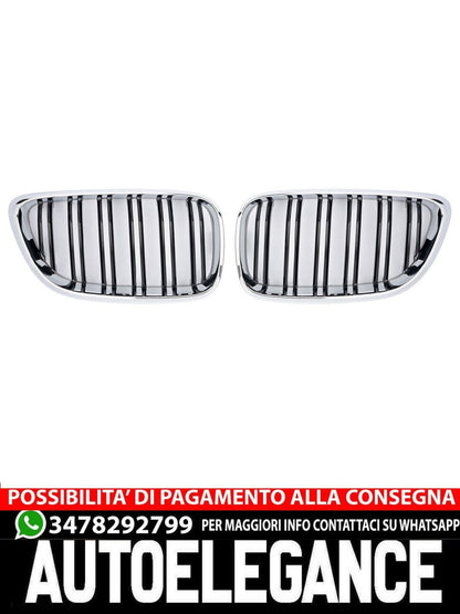 Griglie della griglia per BMW Serie 2 F22/23/F87 cromate nere