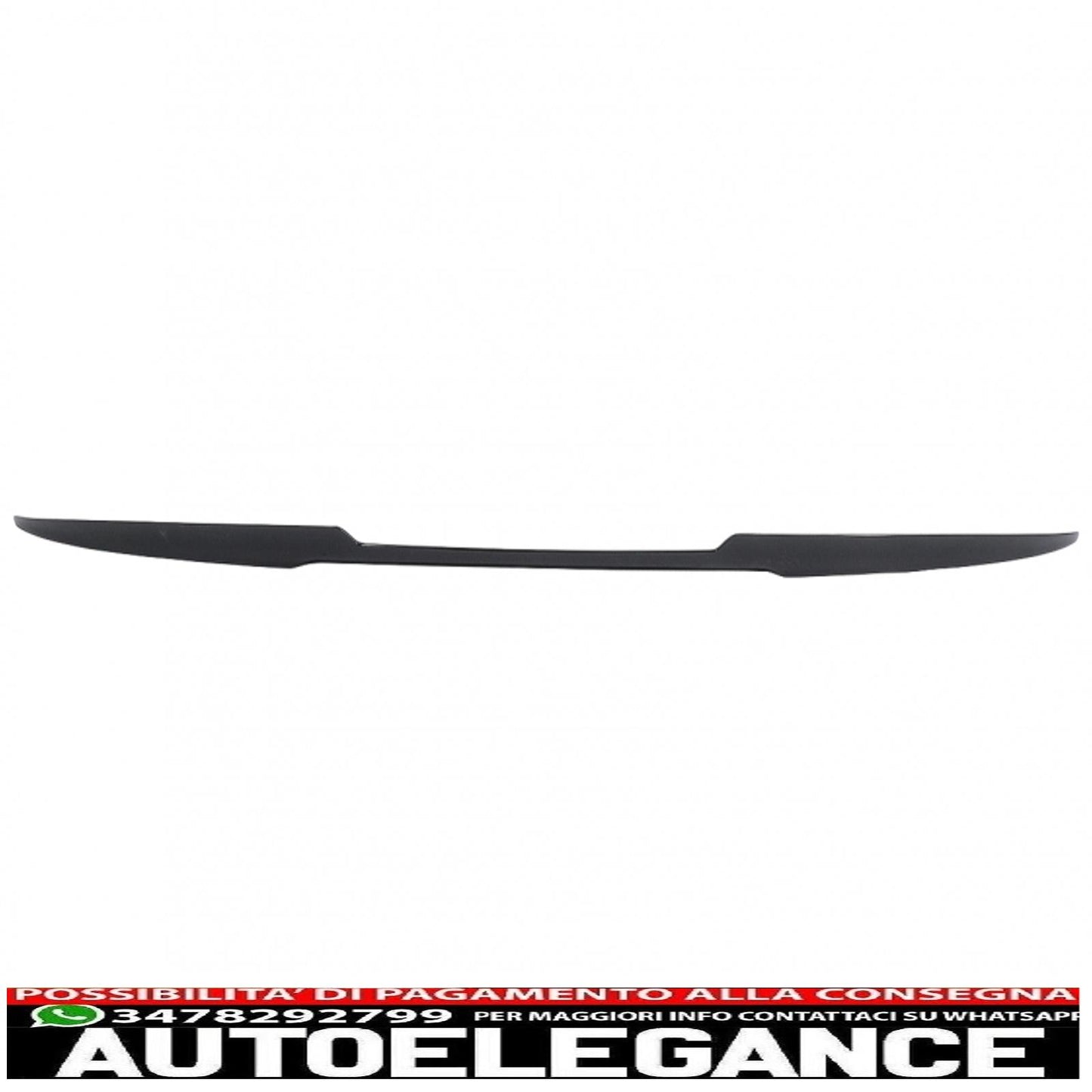 spoiler per bagagliaio con paraurti posteriore spoiler mantovana diffusore doppia uscita adatto per bmw serie 3 f30 (2011-2019) m4 csl performance design nero pianoforte