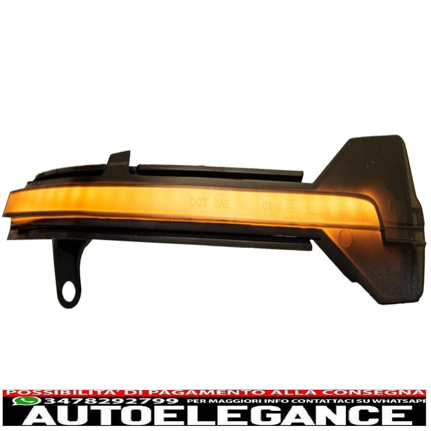 Dynamic Mirror Turn Signal Indicator Lamp Smoke LED Seq Suitable for BMW 5 F10 F11 F07 LCI (2013-2016) 6 F12 F13 F06 LCI (2014-2018) 7 F01 LCI (2012-2015)