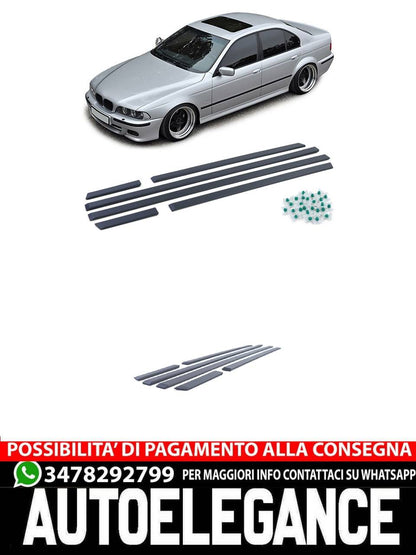 Set di strisce porta con rivestimento paraurti sportivo adatto per BMW E39 berlina