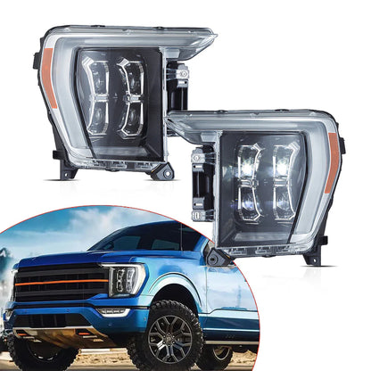 Fari a proiettore LED adatti per Ford F150 2021 2023 14a generazione F-150 Raptor 2021-2023