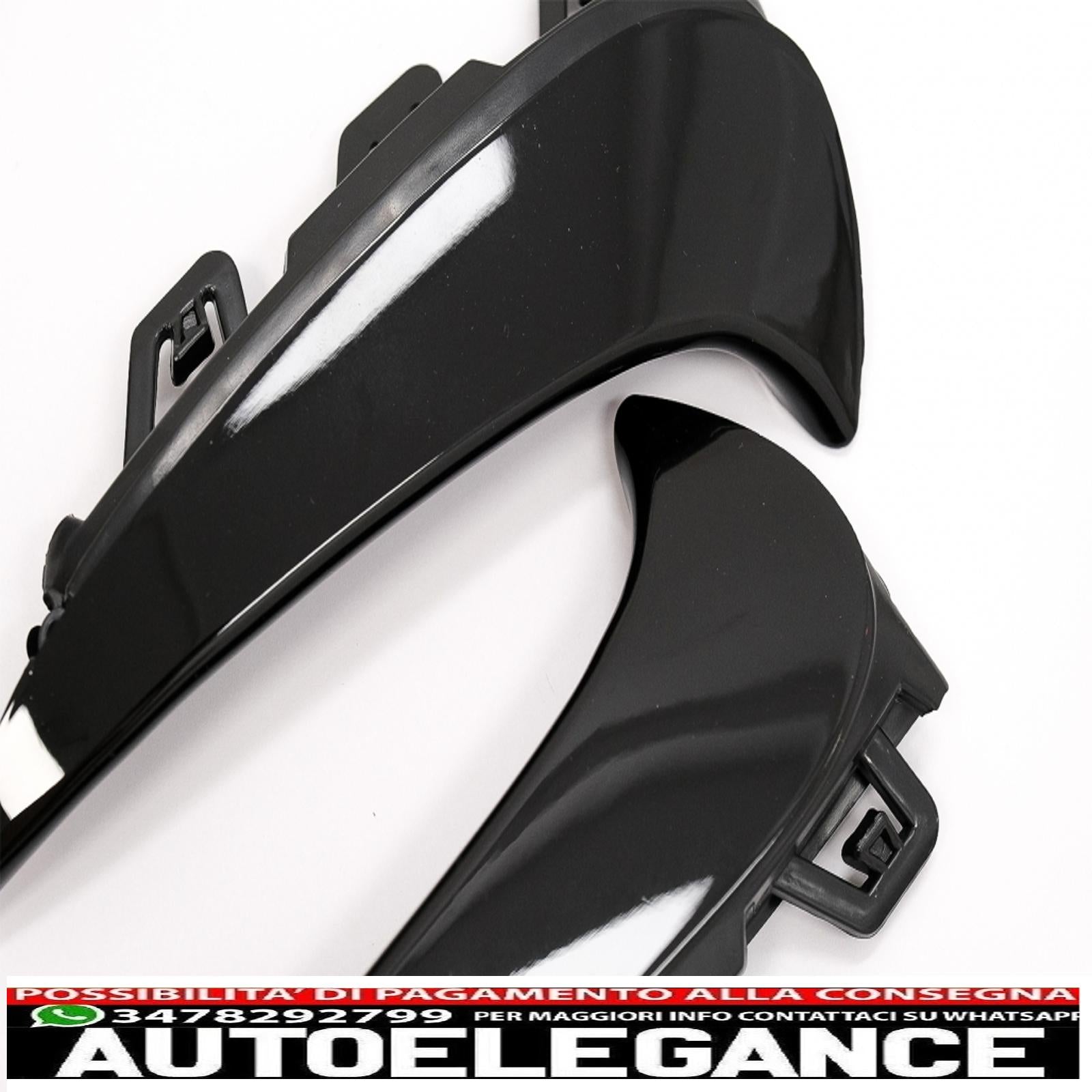 Alette aerodinamiche per paraurti posteriore, alette laterali flics, adatte per mercedes gla suv h247 (2020-up) sport line piano nero AUTOELEGANCERICAMBI