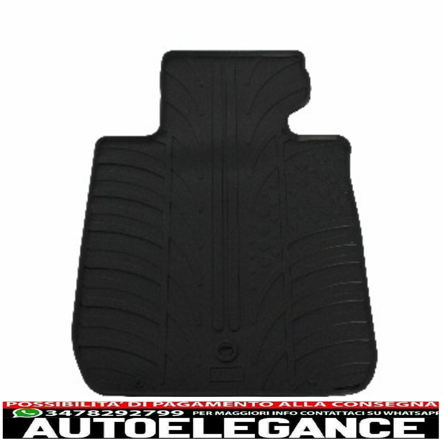 Rubber mats suitable for BMW X1 E84 (2009-2015) black