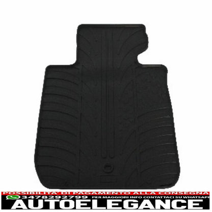 Rubber mats suitable for BMW X1 E84 (2009-2015) black