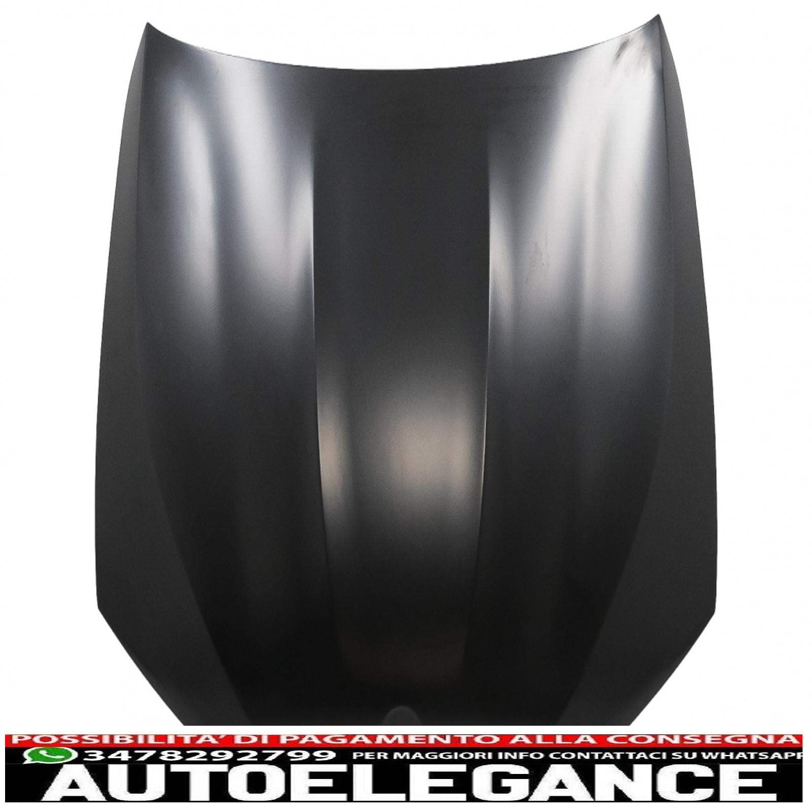 cofano cofano adatto per bmw serie 5 g30 berlina g31 touring g38 (2017-2019) m5 look AUTOELEGANCERICAMBI