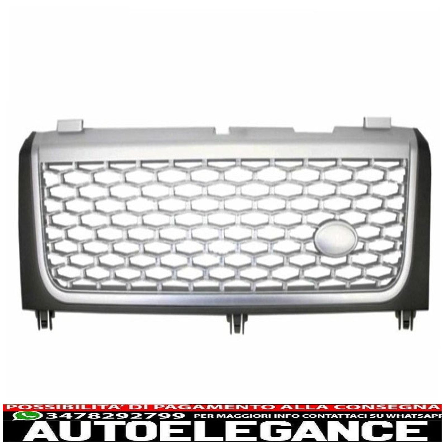 Central grille and side vents suitable for Land Rover Vogue III L322 (2002-2005) Silver Autobiography Supercharged Edition