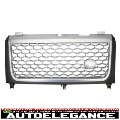 Central grille and side vents suitable for Land Rover Vogue III L322 (2002-2005) Silver Autobiography Supercharged Edition