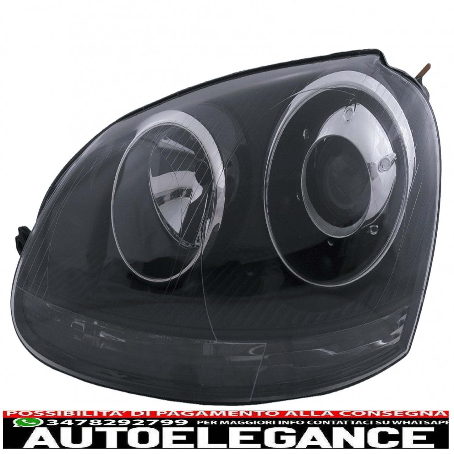 Xenon headlights suitable for VW Golf 5 V MK5 (2003-2007) Jetta (2005-2010) GTI R32 Black Edition