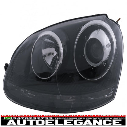 Xenon headlights suitable for VW Golf 5 V MK5 (2003-2007) Jetta (2005-2010) GTI R32 Black Edition
