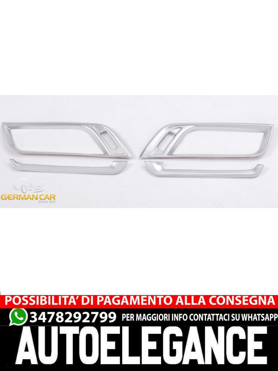 For BMW X1 F48 Chrome Frame Air Vent Nozzle Panel