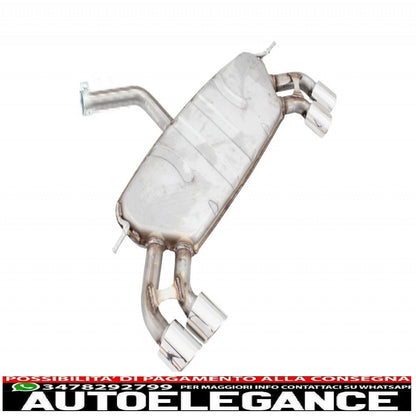 complete exhaust system suitable for vw golf 7 vii mk7 (2013-2019) r design