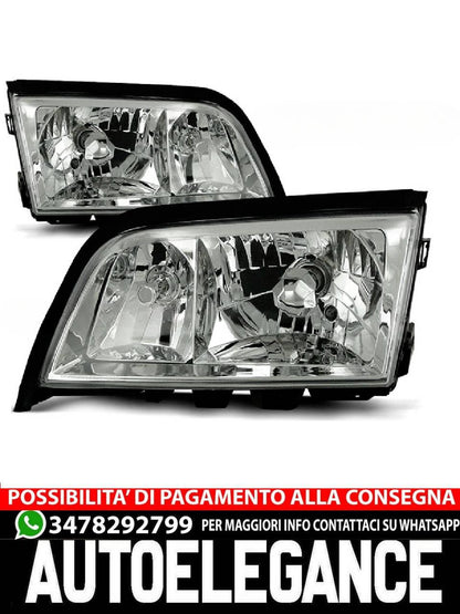 CHROME HEADLIGHTS for MERCEDES W202 C-Class 06.93-06.00 