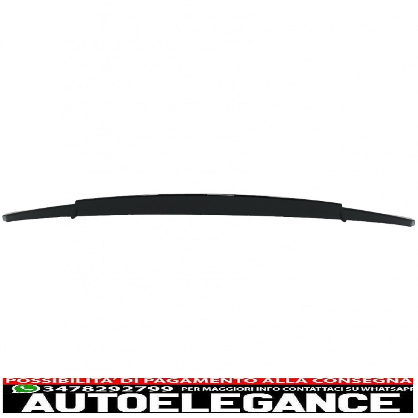 trunk spoiler suitable for mercedes e class w213 (2016-2019) piano black 