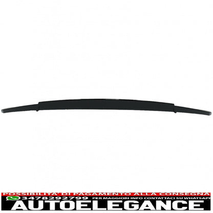 trunk spoiler suitable for mercedes e class w213 (2016-2019) piano black 