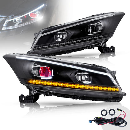 Fari Dual Beam con occhi demoniaci per Honda Accord 2008-2012