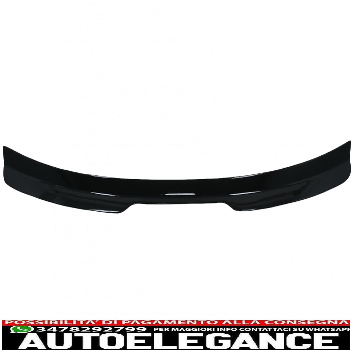 trunk spoiler suitable for audi a6 c7 4g sedan 4 doors (2011-2018) piano black 
