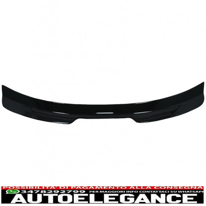 trunk spoiler suitable for audi a6 c7 4g sedan 4 doors (2011-2018) piano black 