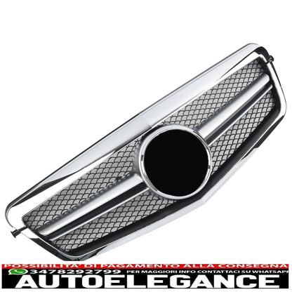 Griglia cromata per griglia radiatore sportiva adatta per Mercedes W212 Classe E 09-13