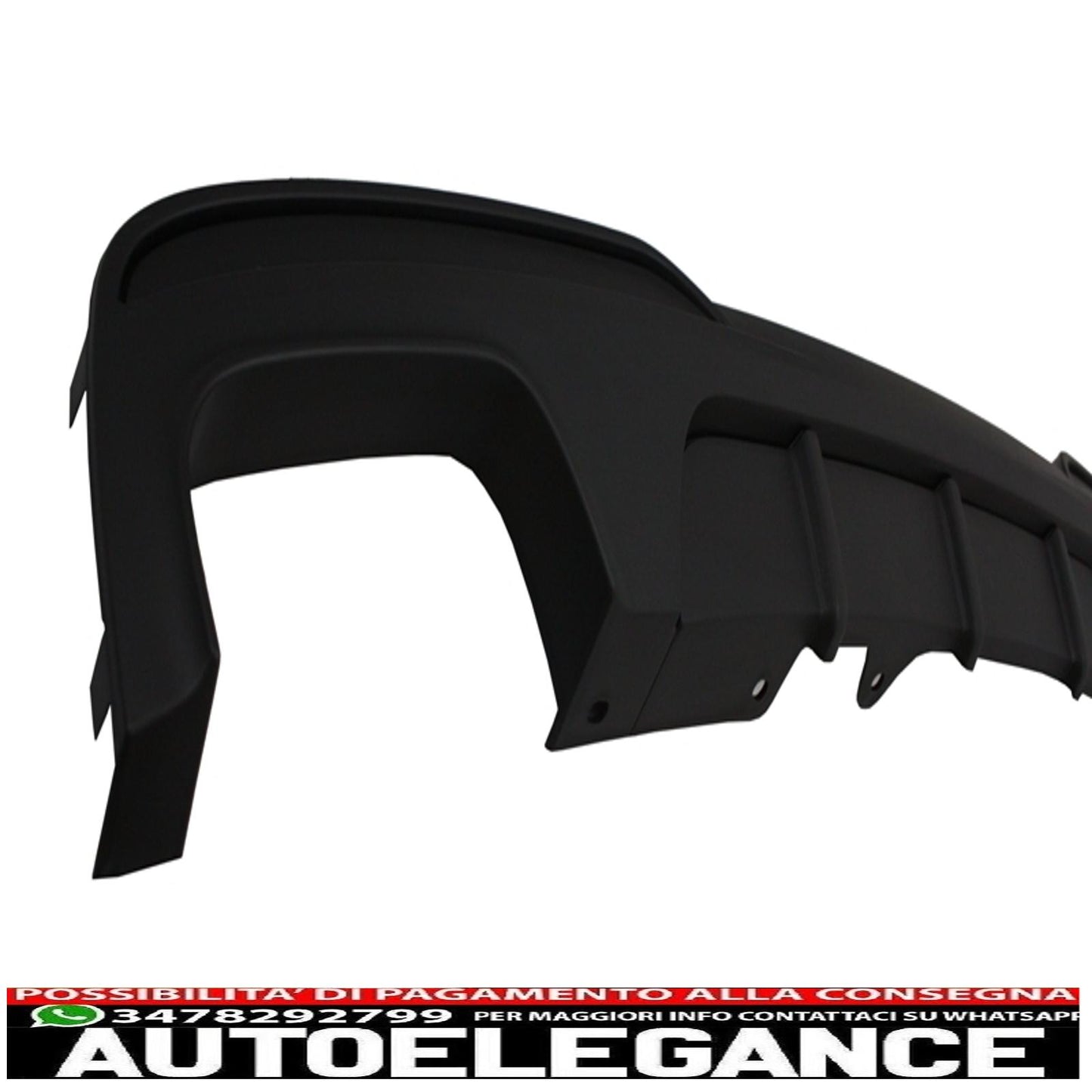 diffusore d'aria a doppia uscita adatto per bmw serie 5 f10 f11 (2011-2017) design m-performance