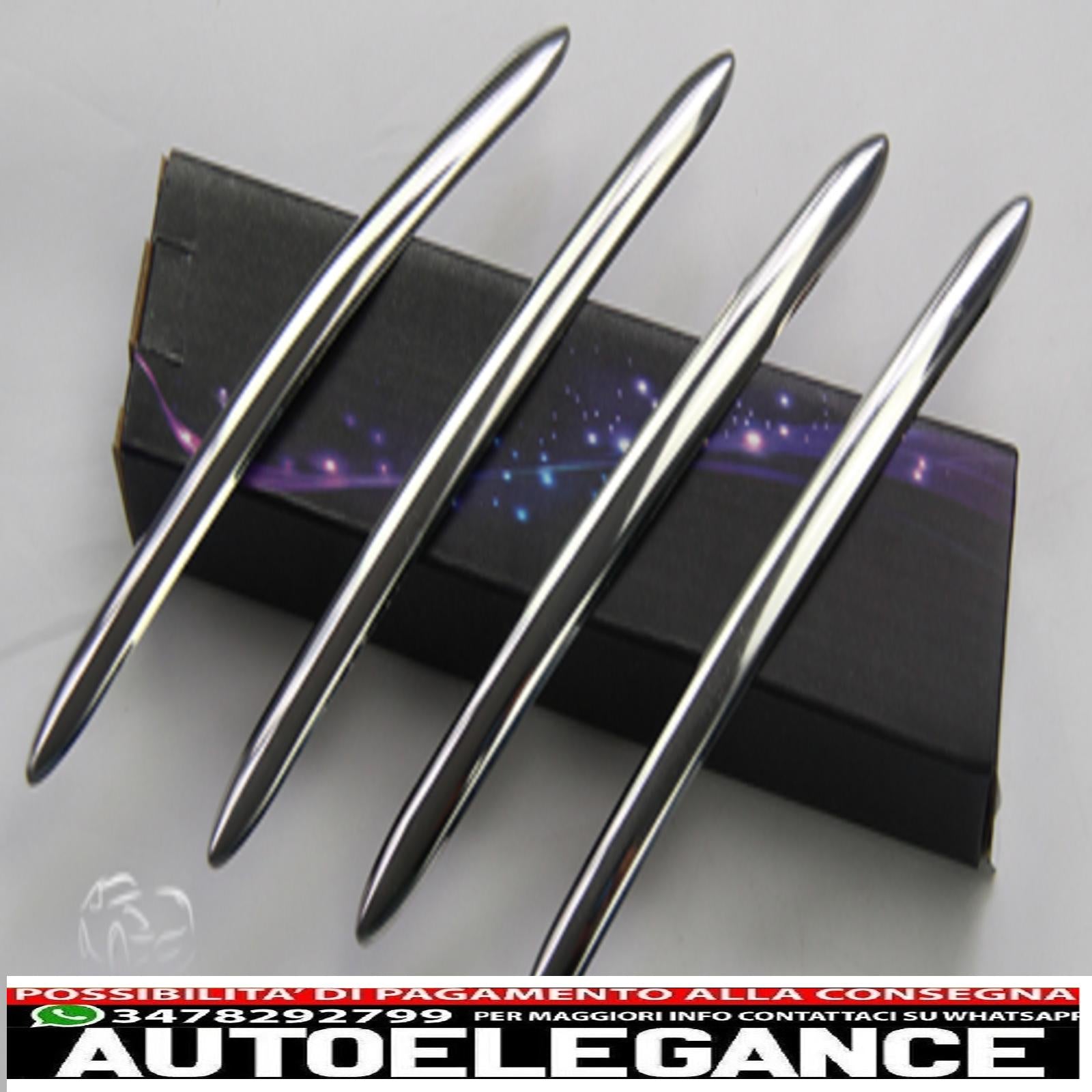 coperture impugnatura maniglia porta pannello cromato per bmw serie 5 f10 e f11-mostra il titolo originaletesto originaleturhandle cover maniglia cromata lunetta per bmw 5 serie f10 e f11 AUTOELEGANCERICAMBI