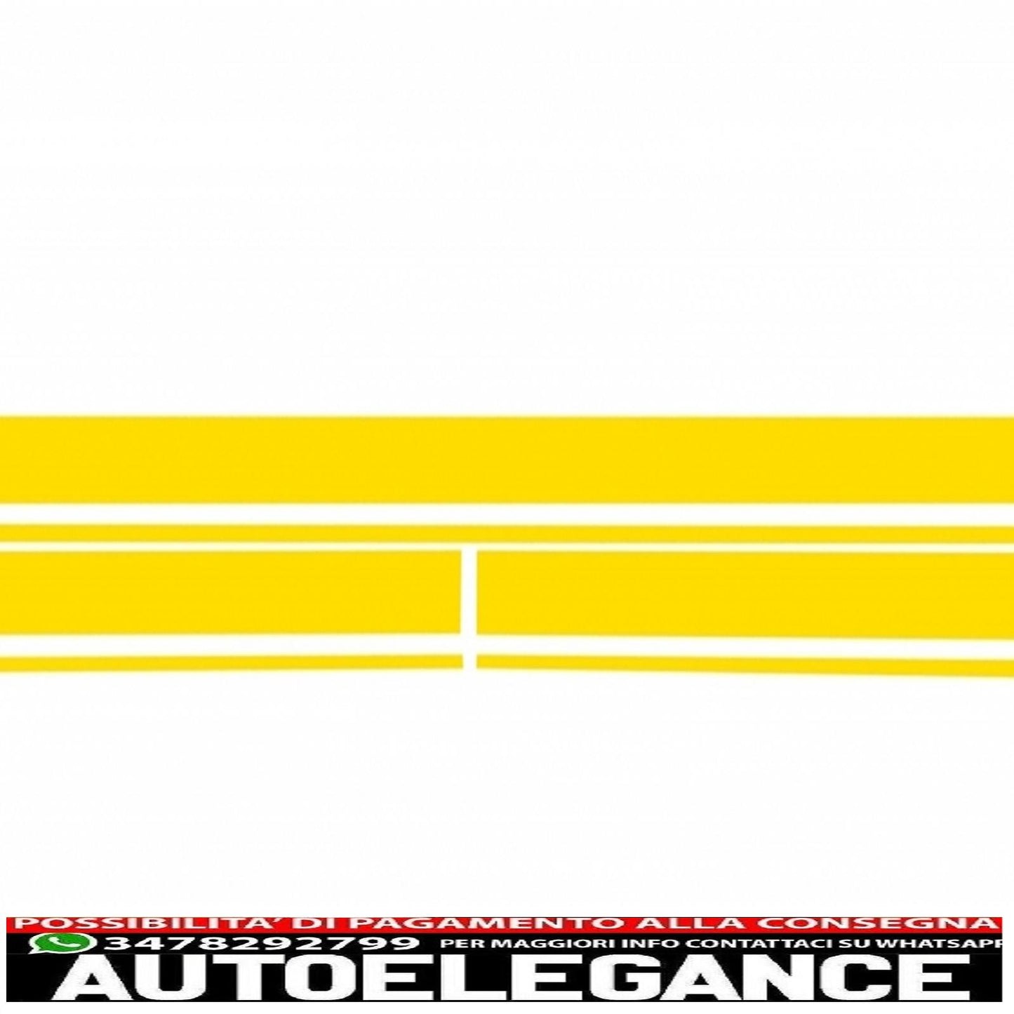Set of side and top hood roof tailgate decals stickers, matt yellow, suitable for mercedes c205 coupe a205 cabriolet (2014-up) 