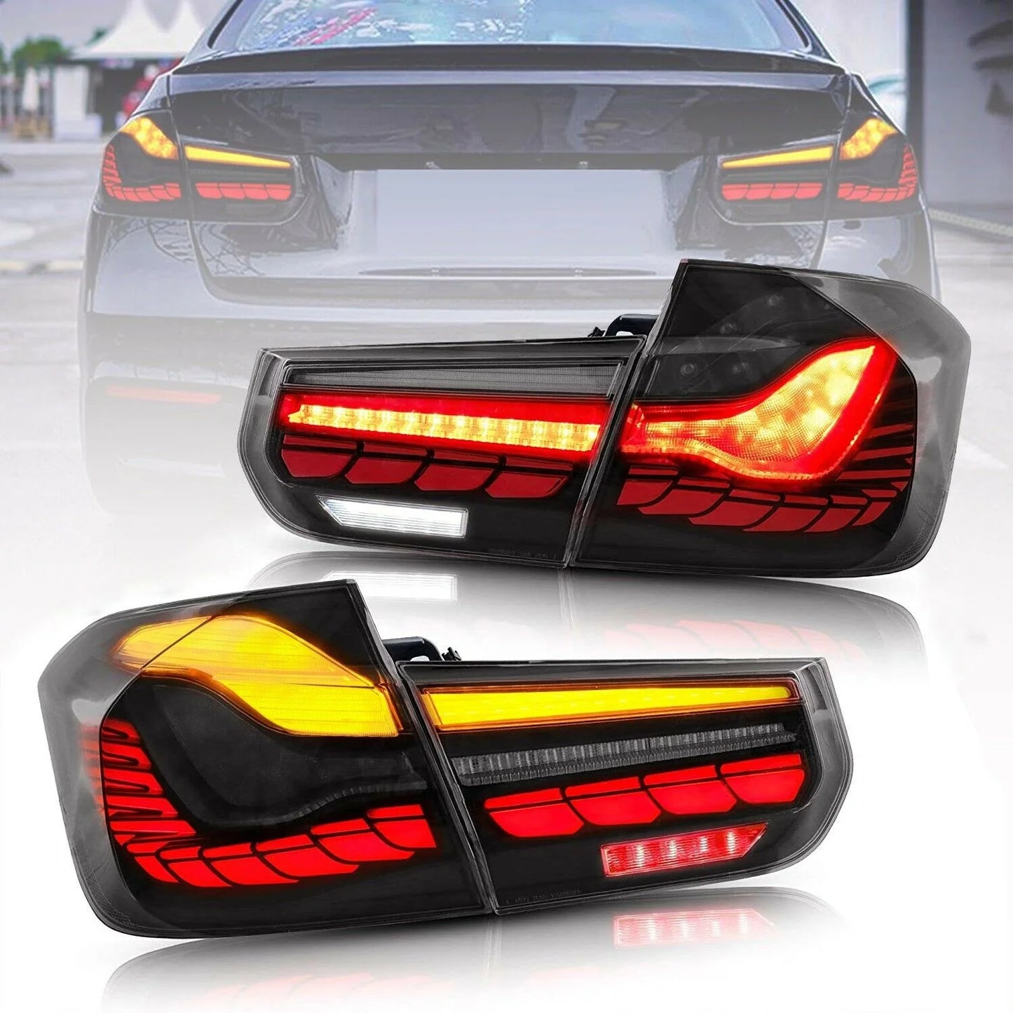 Fanali posteriori a LED completi adatti per BMW Serie 3 2012-2018